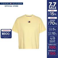 ราคา Tommy Hilfiger เสื้อยืดผู้หญิง รุ่น DW0DW17391 ZHO สีเหลือง ทรง Regular Fit (21724812799)