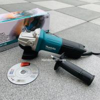 ราคา Makita เครื่องเจียร์ หินเจียร ขนาด 4นิ้ว รุ่น M9513 กำลังไฟ 850W พร้อมบังใบ และด้ามขันใบ แถมใบตัดเหล็ก makita 1 ใบ (22138520020)