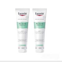 ราคา Eucerin Pro ACNE Solution Soft Cleansing Foam 150g ยูเซอริน โปร แอคเน่ โซลูชั่น ซอฟ เจนเทิล คลีนซิ่ง โฟมล้างหน้าจัดการสิว 2 หลอด (19892689305)