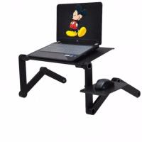 ราคา NATUREHIKE โต๊ะวางโน๊ตบุ๊ค แบบพกพา ปรับได้ 360 องศา พร้อมพัดลมระบายอากาศและที่วางเม้าส์ black HappyHome (21307920350)