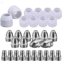 ราคา 30Pcs P80 Plasma Cutting Consumables Kit Plasma Nozzle Electrode P 80 Cutting Plasma Cutting Machine Torch 1 5mm (15245953025)