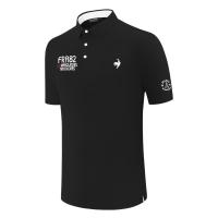 ราคา Le Coq Sportif ผู้ชายกีฬากอล์ฟฤดูร้อนแขนสั้นเสื้อยืดระบายอากาศเสื้อโปโล LCS (21658081056)