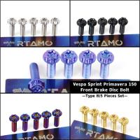 ราคา RTAMO Vespa Sprint Primavera 150 Gts 300 Gtv Gr5ไทเทเนียมจานเบรคหน้าแบบ2 Type ความแข็งแรงสูงขายโดยชุด 5 6ชิ้น (16258985439)