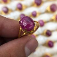 ราคา แหวนพลอยชมพู ทับทิมแท้ อัญมณีผู้หญิง สุ่มขนาดหัวแหวน (10642591383)