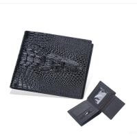 ราคา กระเป๋าสตางค์ กระเป๋าผู้ชาย ลายหนังจรเข้ ส่วนหลัง CROCODILE WALLET BAG ส่งไวจากไทย (22040146128)