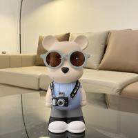 ราคา กระปุกออมสิน ความสูงของ 28CMกระปุกออมสินสร้างสรรค์ที่เรียบง่ายแว่นตาที่ทันสมัยกล้องหมีเดินทาง (21422716510)