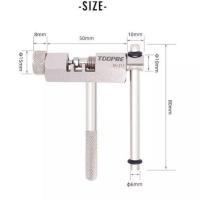 ราคา จัดส่งที่รวดเร็ว ถอดชิ้นส่วน เครื่องมือตัดโซ่ รถจักรยาน และรถมอเตอร์ไซค์ ตัดโซ่มอไซค์ ตัวตัดโซ่ออโต้ 6 7 8 9 10 และ 11 สปีด พร้อมอะไหล่หัวเข็มตัดโซ่ 1 อัน (21997622154)