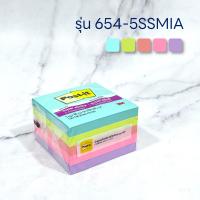 ราคา แพ็ค 5 เล่ม กระดาษโน้ต โพสต์ อิท 3M Post it 654 ขนาด 3x3 นิ้ว คละสี (21727324627)