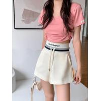 ราคา กางเกงขาสั้นเอวยางยืด ช่วงเอวตัดต่อสีทุโทน มีกระเป๋สข้าง เว้าด้านข้างปลายกางเกง รหัส 1001 (20312780806)