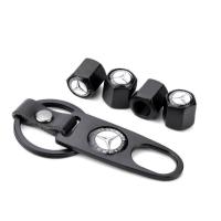 ราคา จุกปิดลมยางล้อรถยนต์4ชิ้นสำหรับ Mercedes Benz C200 C300 C260 C280 C230 C Class 08 14 W204 (12655543323)