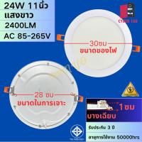 ราคา โคมฝังฝ้าPanel Light LED โคมไฟติดเพดาน LED โคมไฟดาวน์ไลท์ ฝังฝ้า แบบกลม หลอดไฟดาวน์ไลท์ พร้อมส่ง CYBER 168 (20998409420)
