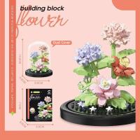 ราคา ของเล่นดอกทานตะวันแบบ DIY บล็อกตัวต่อลายดอกกุหลาบ Kado Ulang Tahun สำหรับสาวๆช่อดอกทิวลิปผู้หญิง (21797661441)