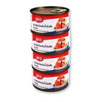 ราคา เอโร่ ปลาทูน่าก้อนในน้ำมัน 185 กรัม x 4 กระป๋อง (19892327564)