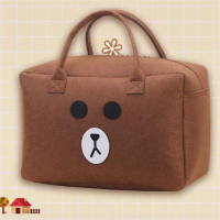 ราคา กระเป๋าเดินทาง ผ้าสักหลาด พิมพ์ลายการ์ตูน ความจุขนาดใหญ่ แบบพกพา สะดวก สําหรับนักเรียน (22005395844)