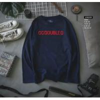 ราคา เสื้อยืด แขนยาว งานปัก CC DOUBLE O ทรงตรง ใส่ได้ทั้งช ญ S M L XL (21526457244)