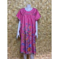 ราคา ชุดกระโปรง ชุดนอน ชุดอยู่บ้าน แขนสั้น ผ้าปาเต๊ะ สีสันสดใส ใส่สบาย ไม่ตกสี ขนาดฟรีไซส์ (22006516814)