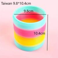 ราคา Topstudio Babygo ของเล่นเด็กวงแหวนสปริงม้วนสีรุ้งวงแหวนมินิฮูลาฮูปของขวัญสำหรับเด็กเด็กสีสันสายรุ้งสปริงของเล่นพลาสติกวงแหวนยืดหยุ่นได้ของเล่นเพื่อการศึกษาปฐมวัย (20854117781)