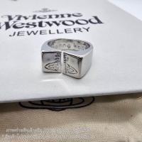 ราคา แหวนวิเวียน Vivienne Westwood Ring แหวนโลหะฟรีไซส์ วิเวียน เวสวู๊ด โชว์โลโก้หน้าแหวน อะไหล่สีเงิน ดำ ช ญ ฟรีไซส์ (22091212896)