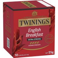 ราคา ชาทไวนิงส์ อิงลิช เบรคฟาสต์ เอ็กซ์ตร้า สตรอง ขนาด 1080 ถุง Twinings English Breakfast Extra Strong Tea Bags 10 80 Pack (21571831144)