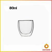 ราคา แก้วใสสองชั้น แก้ว แก้วกาแฟ สไตล์ ญี่ปุ่น Double layer glass Cozy (17234949277)