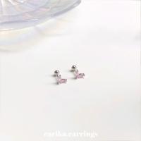 ราคา earika earrings gem forewings piercing จิวหูเงินแท้ปีกผีเสื้อ ราคาต่อชิ้น เหมาะสำหรับคนแพ้ง่าย (11311864584)