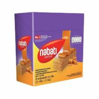 ราคา Nabati Ahh อ๊ะห์ Wafer butter caramel cream เวเฟอร์ สอดไส้ครีม รสเนยคาราเมล 1 กล่อง 12 ชิ้น (21783994451)
