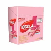 ราคา Nabati Ahh อ๊ะห์ Wafer strawberry cheesecake cream เวเฟอร์ สอดไส้ครีม รสสตรอเบอร์รี่ ชีสเค้ก 1 กล่อง 12 ชิ้น (21719395242)