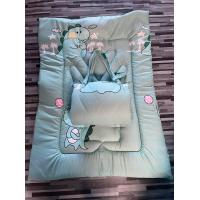 ราคา ที่นอนเด็กอนุบาล 1 5 ขวบ มีหมอนหนุนในตัว มีทั้งแบบผูกและแบบตีนตุ๊กแก เนื้อผ้าCotton 100 สามารถซักเครื่องได้ ราคาถูก (21432187986)