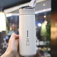 ราคา พร้อมส่ง แก้วน้ำ แก้วน้ำแฟชั่น แก้วใส่น้ำ ขวดน้ำ แก้วน้ำมีฝาปิด กระบอกน้ำ ขวดน้ำขนาด 400 ML (16786731540)