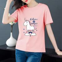 ราคา So Fashion เสื้อผ้าแฟชั่นเสื้อยืดยูนิคอร์นเสื้อผ้าผู้หญิงเสื้อเชิ้ตเสื้อยืดคอกลม เตรียมจัดส่ง (8314288580)