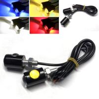 ราคา ไฟตาแมว LED 12V 1คู่ 2ชิ้น แสงสีส้ม แสงสีขาว ไฟแดง บลูเรย์ ไฟ led Eagle Eyes 3Watt ไฟเลี้ยวแต่ง ไฟส่องป้ายทะเบียน อะไหล่รถมอไซค์ (21648617090)