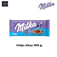ราคา Milka Chips Ahoy มิลก้า รสคุ้กกี้ชิปส์ ขนาด 100 กรัม g BBE 11 12 2024 (20671782317)