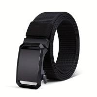 ราคา CRTWO Mens fabric belt with toothless automatic buckle mens casual belt tactical outdoor belt (21987930621)