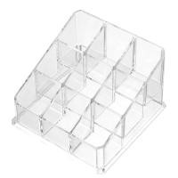 ราคา Desktop Lipstick Organizer Holder Clear Acrylic Lipstick Holders for Lip Gloss and Lipsticks Tubes Desktop Lipstick Organizer and Storage Display Box for Vanity Table 9 24 36 40 Grid top sale (1436444