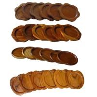 ราคา ถาดรองแก้วน้ำ ถาดรองเสิร์ฟน้ำ ถาดไม้ 6ชิ้น (17077898541)