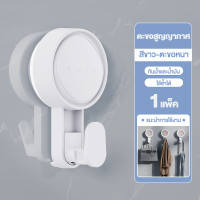 ราคา ตะขอแขวน แบบดูดติดผนัง ไม่ต้องเจาะผนัง วัสดุพพลาสติก ABS แข็งแรง ทนทาน (21748028640)