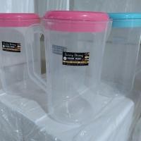 ราคา เหยือกน้ำ 2 5ลิตร พลาสติกใส ฝาสี มีขีดตวงวัด เหยือกใส่น้ำ (21284039801)