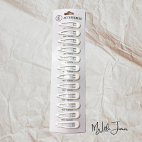 ราคา กิ๊บติดผมสีขาว กิ๊บติดหมวกพยาบาล กิ๊บขาว (21780301445)