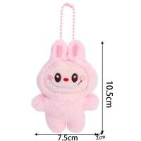 ราคา พวงกุญแจตุ๊กตาอะนิเมะ Labubu สำหรับกุญแจรถกล่องทึบของเล่นตุ๊กตามอนสเตอร์กระต่าย Labubu อุปกรณ์เสริมพวงกุญแจอนิเมะพวงกุญแจกระเป๋าเครื่องประดับ (22200460117)