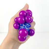 ราคา บอลบีบตาข่าย ลูกใหญ่ สีพาสเทล สีกากเพชร สีเดียว บอลบีบทะลัก ของเล่นคลายเคลียด สกุชชี่ (21797666328)