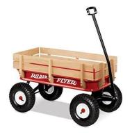 ราคา Radio Flyer RFR32 รถลาก All Terrain Steel and Wood Wagon Red Brown (622945)