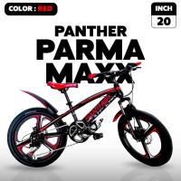 ราคา รถจักรยานเสือภูเขา Panther รุ่น Parma maxx 20นิ้ว 7Sp ล้อแม็ก ดิสเบรคหน้า หลัง โช็คหน้า แถมฟรีไฟหน้า ท้าย มีจัดส่งพร้อมขี่เป็นคัน 100 รับประกัน (20767281892)