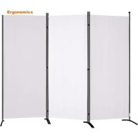 ราคา Penyekat Ruangan ฉากกั้นห้อง6 1ฟุตและหน้าจอส่วนตัวพับได้ 3แผง พาร์ทิชั่นผ้าฉากกั้นห้องสำหรับสำนักงานห้องนอนห้องรับประทานอาหารการศึกษาอิสระสีขาว (21673164048)