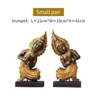 ราคา พระพุทธรูปทองดำ พระพุทธรูปแกะสลักด้วยไม้ ของตกแต่ง ห้องรับแขก รีสอร์ท สไตล์ไทย ตกแต่งโรงแรมต้อนรับลูกค้า ไม้แกะสลักตกแต่งห้อง (22055876778)