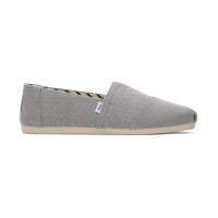 ราคา TOMS รองเท้าลำลองผู้ชาย สลิปออน รุ่น Alpargata Drizzle Grey Heritage Canvas CC รองเท้าลิขสิทธิ์แท้ (21631444483)