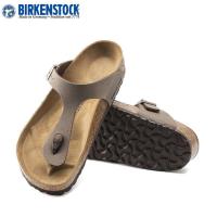 ราคา Birkenstockรองเท้าแตะ Gizeh Regular fit Mocha 043751 Birko Flor Sandal Made in Germany (18533474697)