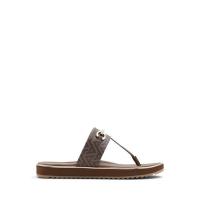 ราคา ALDO Deverena Women Flat Beach Sandal Brown Multi (21593612792)