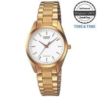 ราคา Time Time CASIO นาฬิกาข้อมือผู้หญิง สีทอง สายสแตนเลส รุ่น LTP 1274G 7ADF ประกัน CMG (4350624437)