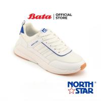 ราคา Bata บาจา ยี่ห้อ North Star รองเท้าผ้าใบแบบผูกเชือก รองเท้าผ้าใบแฟชั่น สนีกเกอร์ สำหรับผู้ชาย สีขาว 8211183 (17523290247)