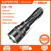 ราคา SUPERFIRE C8ไฟฉายLEDกันน้ำระยะไกลShotไฟฉายกลางแจ้ง (5438836221)
